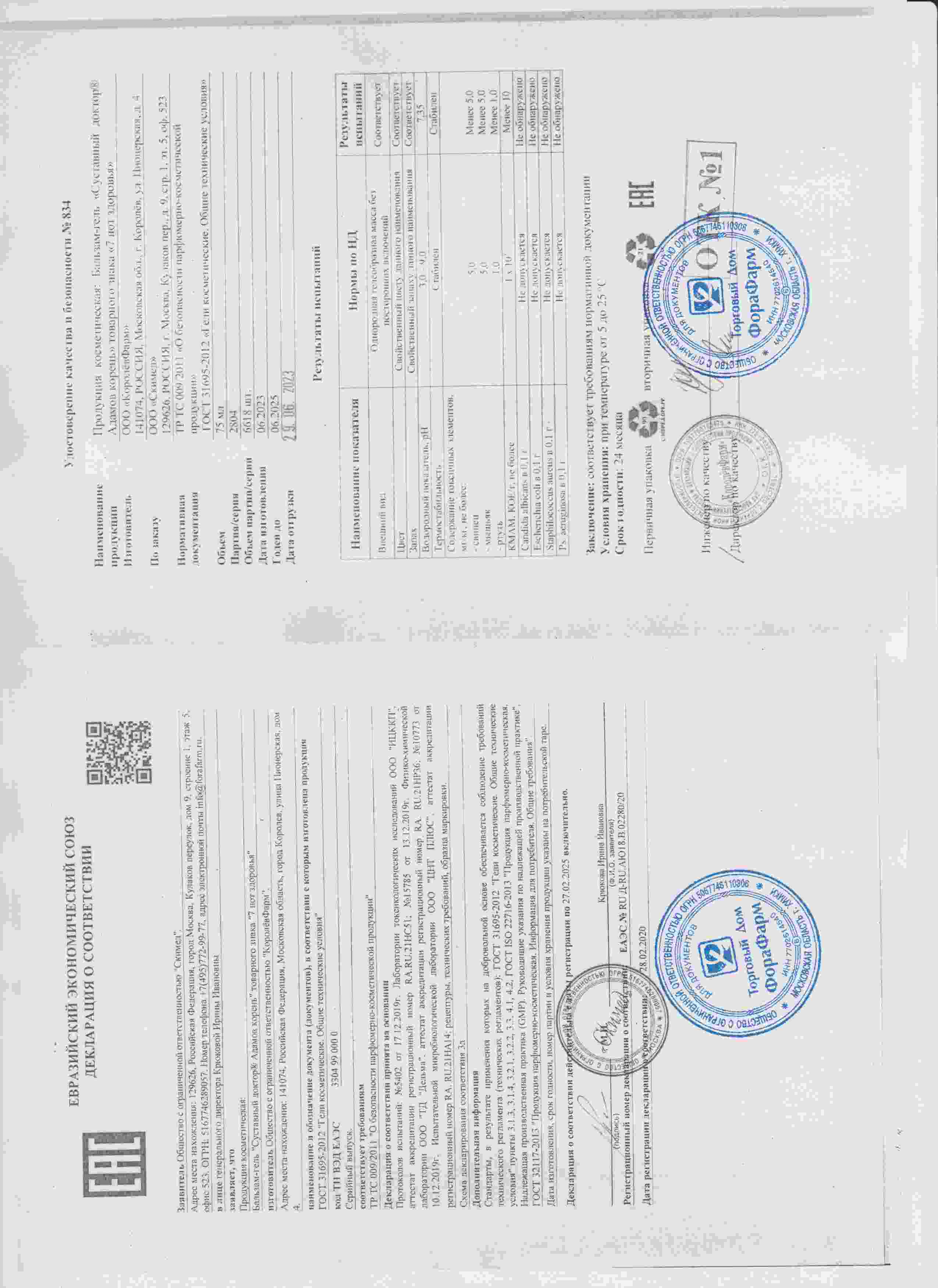 Паспорт №062023